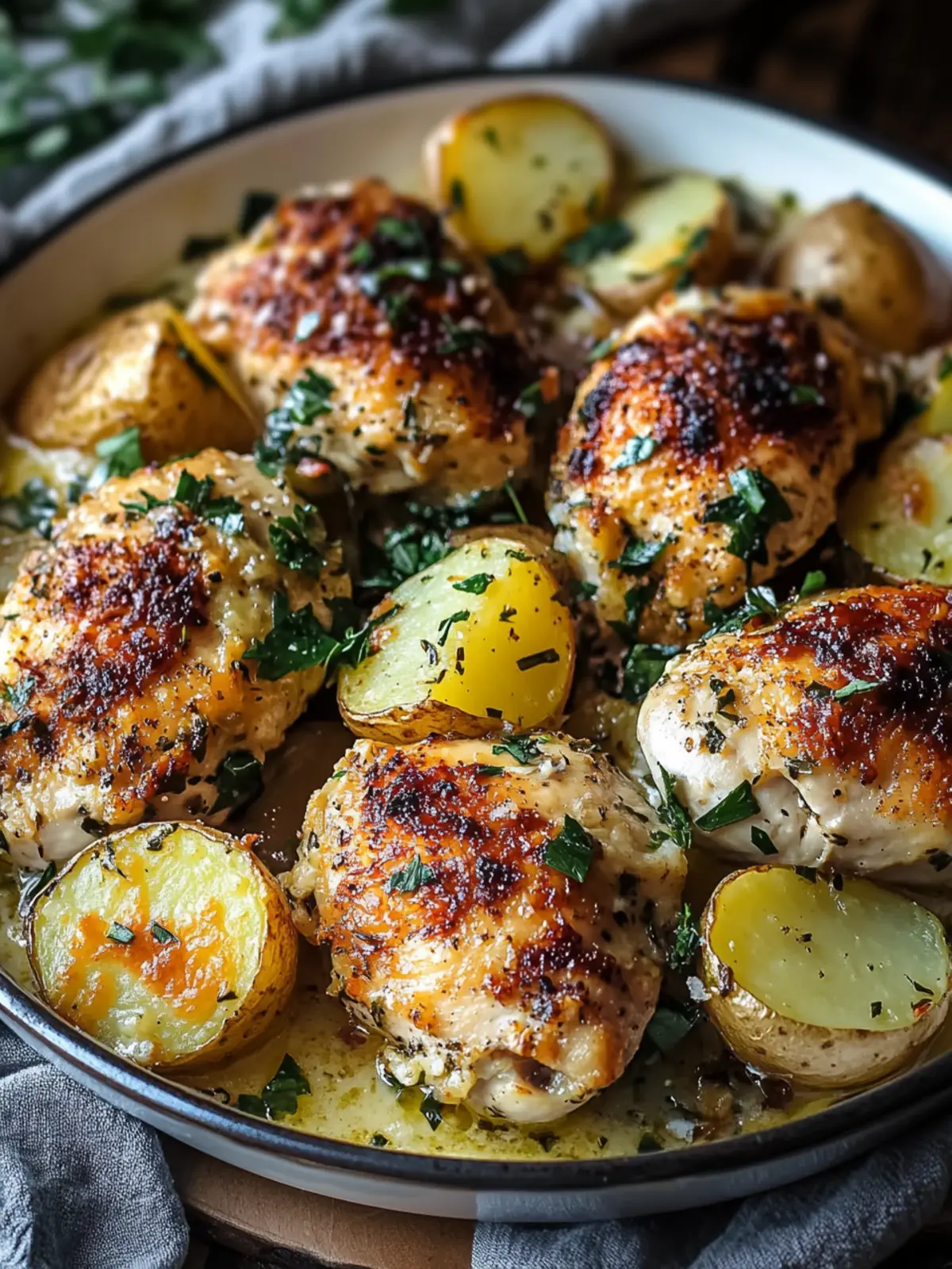 Garlic Parmesan Chicken and Potatoes: The Ultimate Comfort Dish 5 Garlic Parmesan Chicken and Potatoes