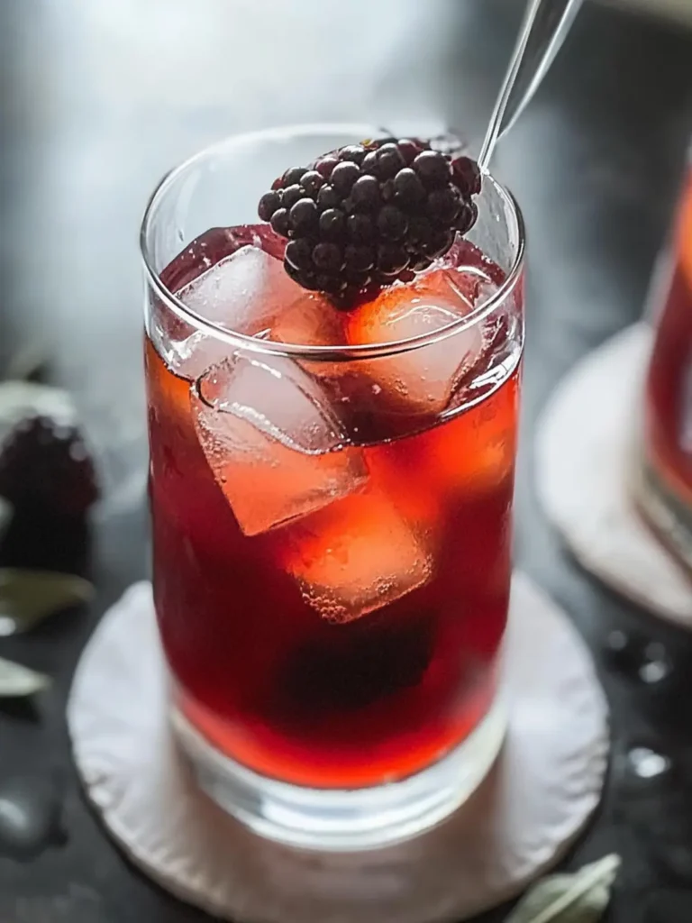 Refreshing Blackberry Sage Iced Tea Recipe for Summer Sips 2 Blackberry Sage Iced Tea Recipe