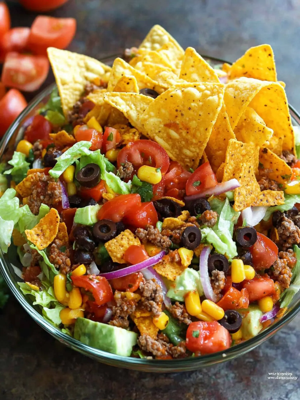 Dorito Taco Salad: Your Next Potluck Crowd-Pleaser! 3 Dorito Taco Salad