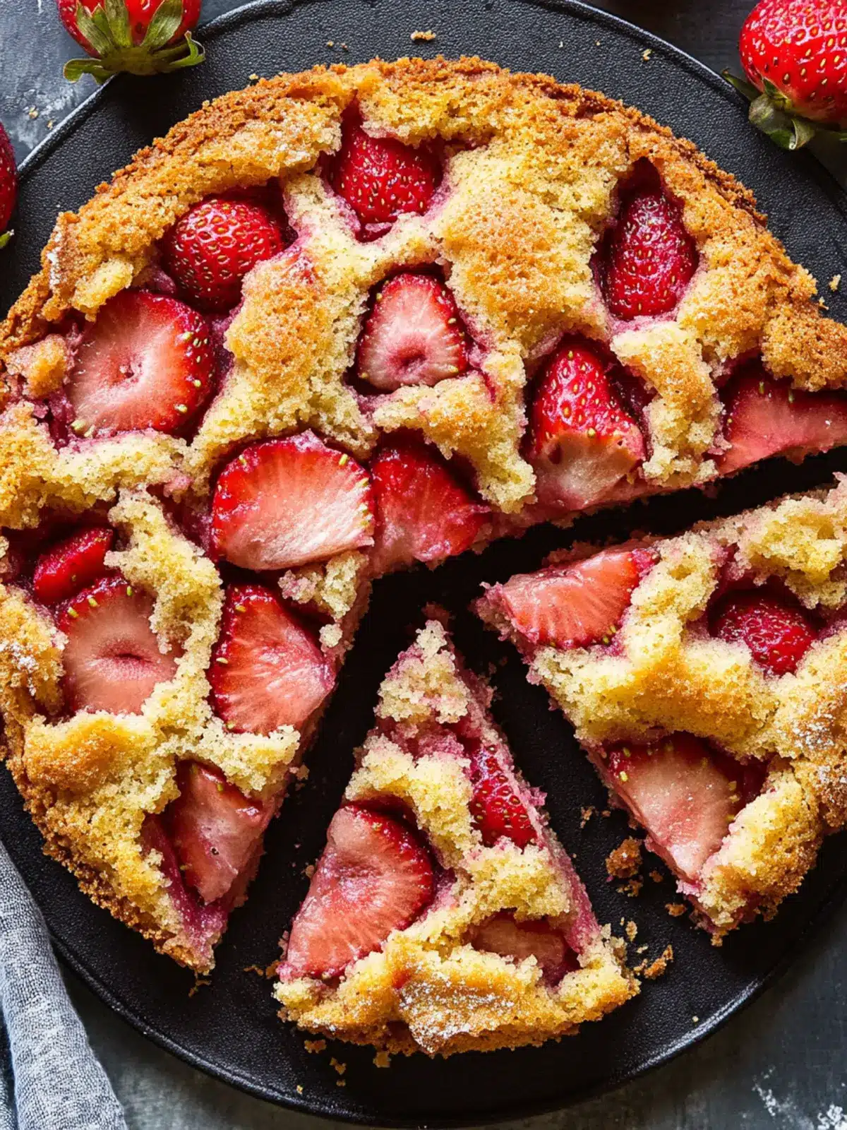 Delight in Strawberry-Rhubarb Breakfast Cake Bliss Today 5 Strawberry-Rhubarb Breakfast Cake