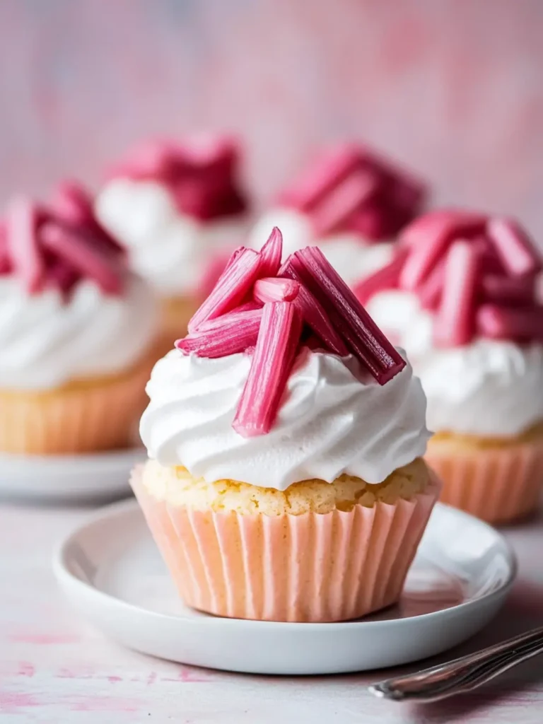 Delicious Rhubarb Meringue Cups for a Spring Treat 4 Rhubarb Meringue Cups