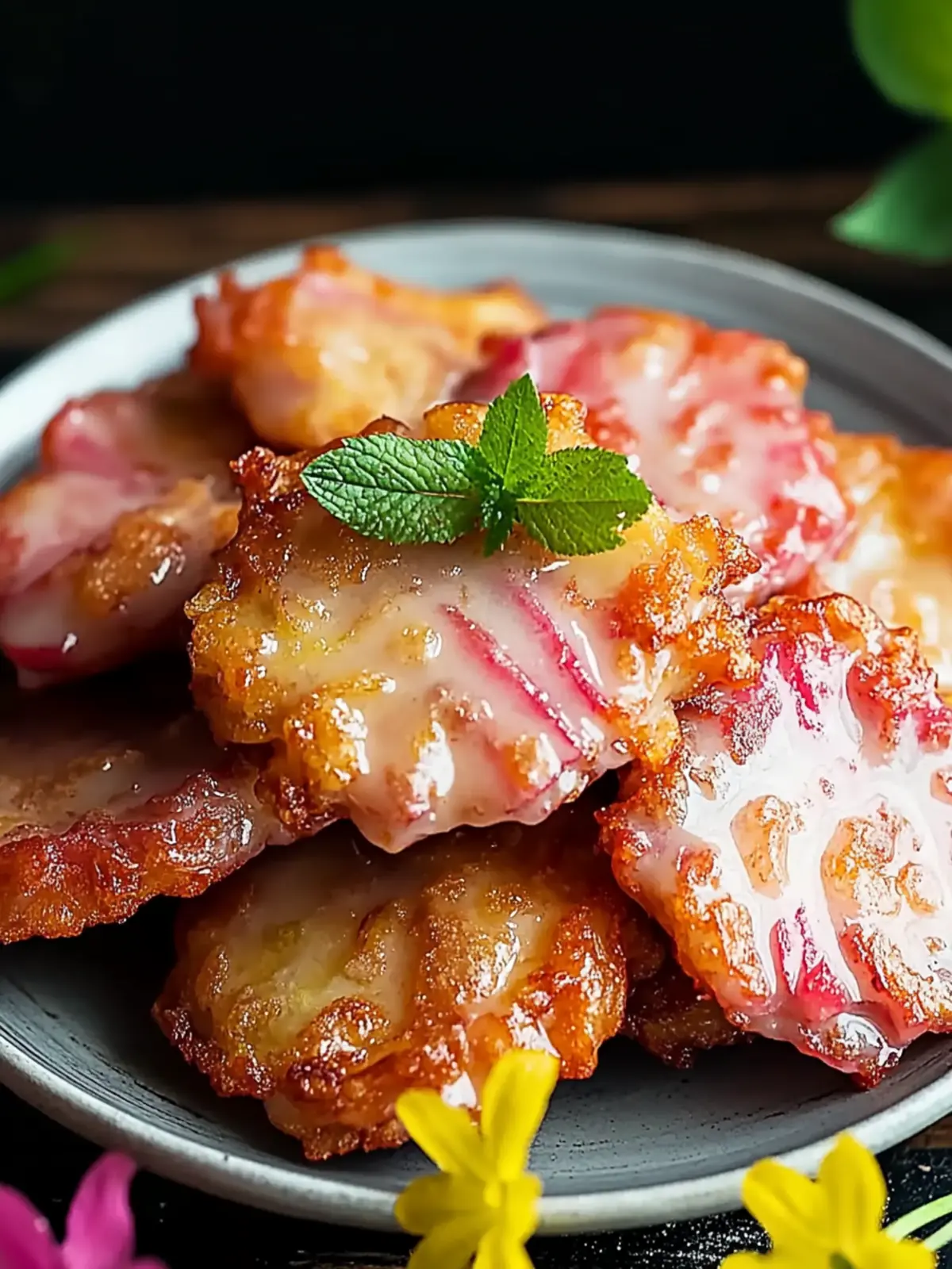 Baked Rhubarb Fritters: A Sweet Springtime Delight You’ll Love 4 Baked Rhubarb Fritters