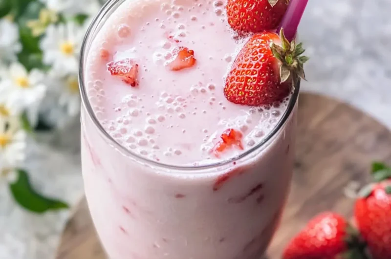 Korean Strawberry Milk