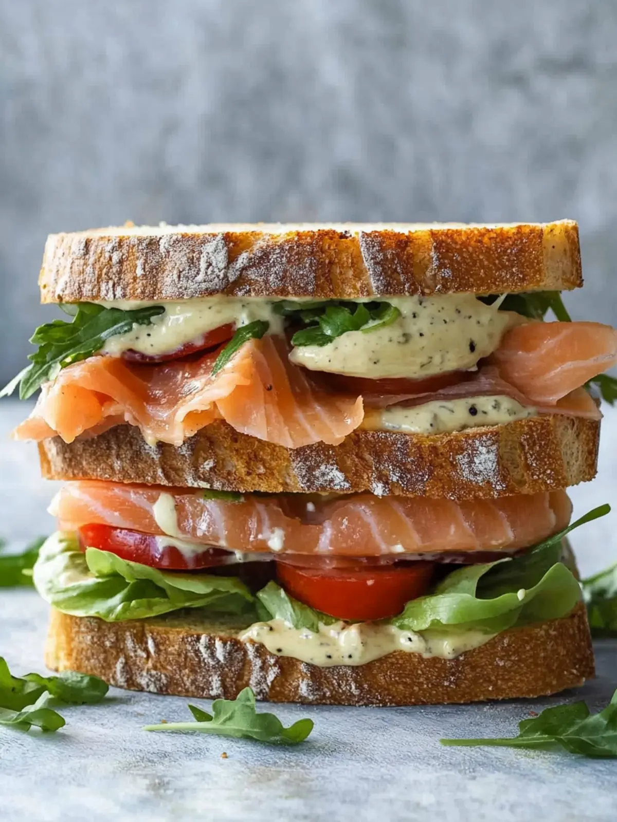 Savory Salmon Sandwich with Zesty Dijon Sauce in 15 Minutes 5 Salmon Sandwich with Dijon Sauce