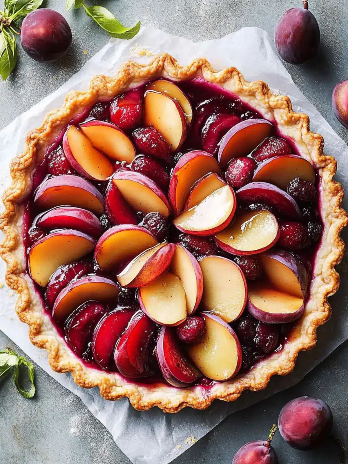 Ginger Plum Tart: Quick Dessert That Impresses in 35 Minutes 2 Ginger Plum Tart