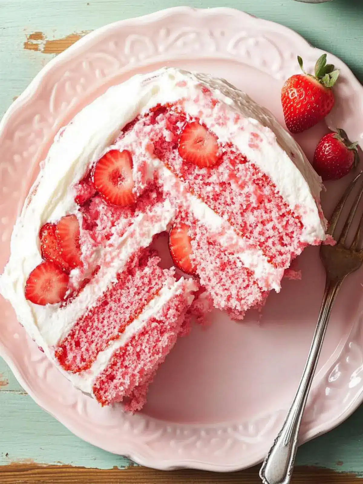 Mamaw Emily’s Strawberry Cake: Fluffy, Moist Delight! 3 Mamaw Emily’s Strawberry Cake