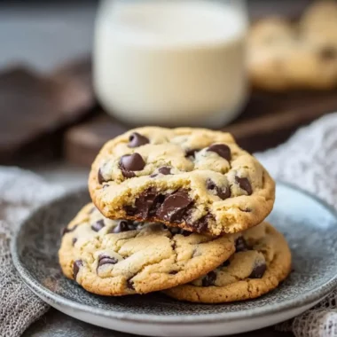 Thick Chocolate Chip Cookies Recipe