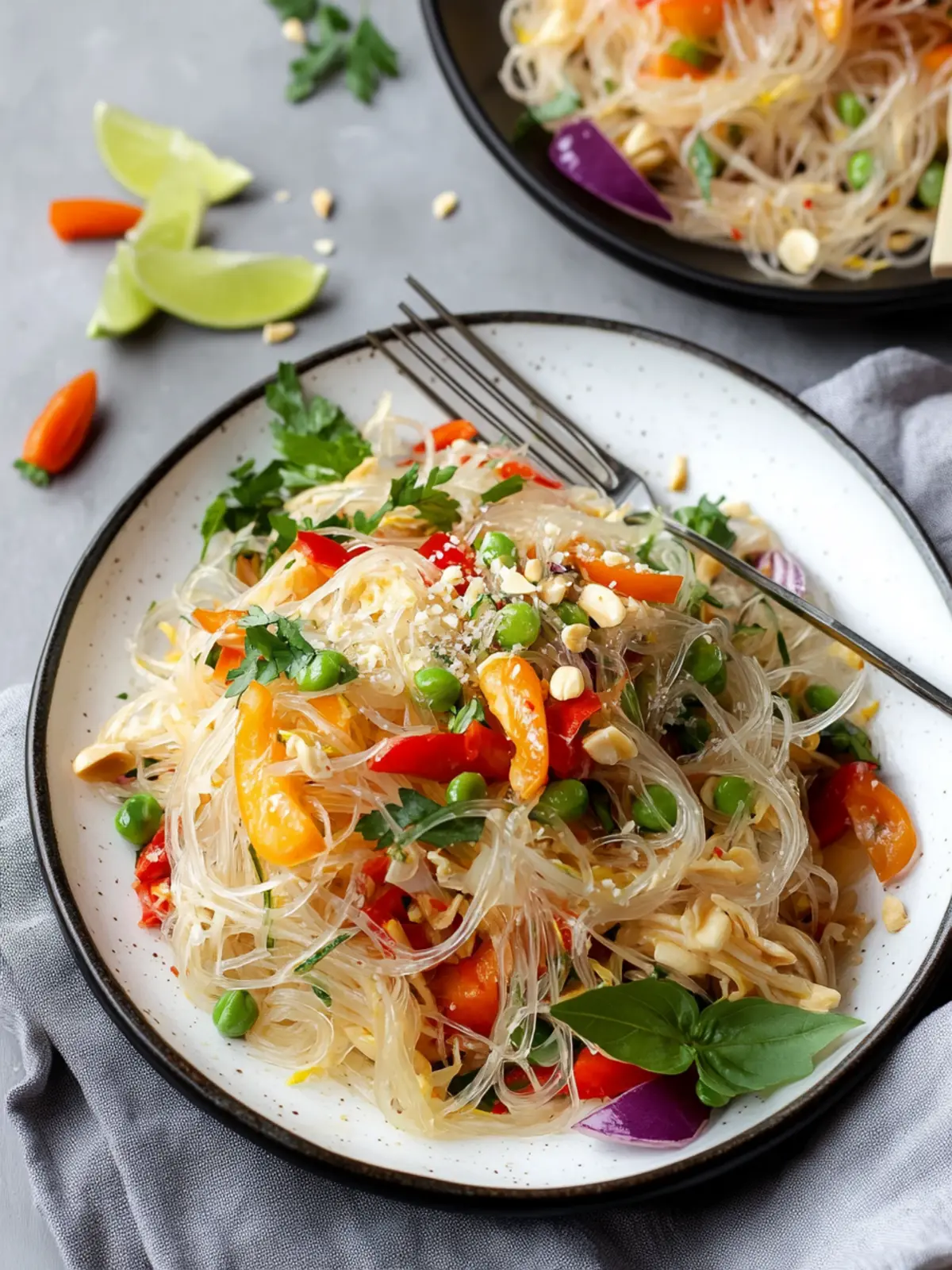 Glass Noodles Salad (Easy & Vegan)
