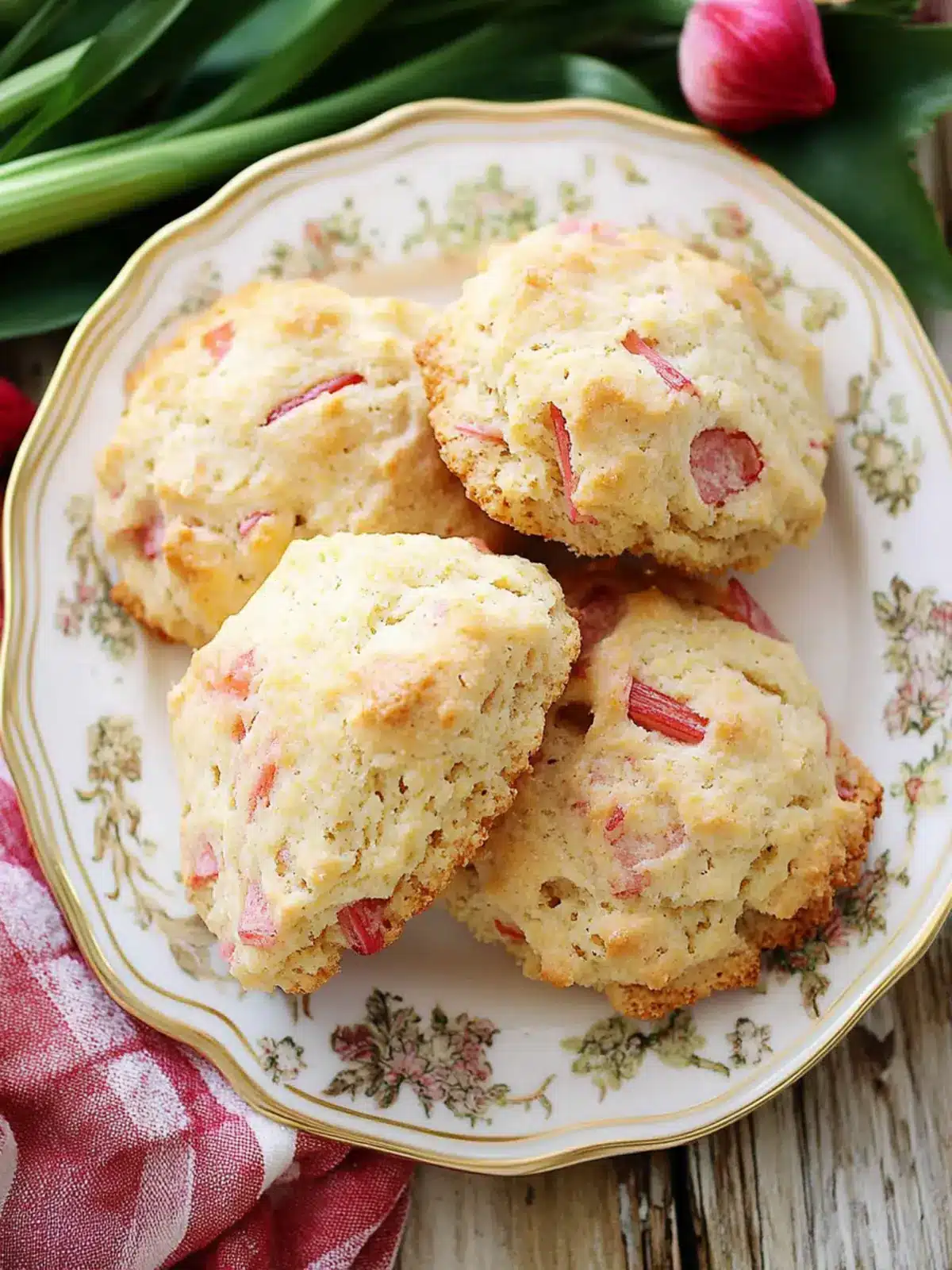 Delicious Easy Rhubarb Scones: Perfect for Cozy Mornings 3 Easy Rhubarb Scones