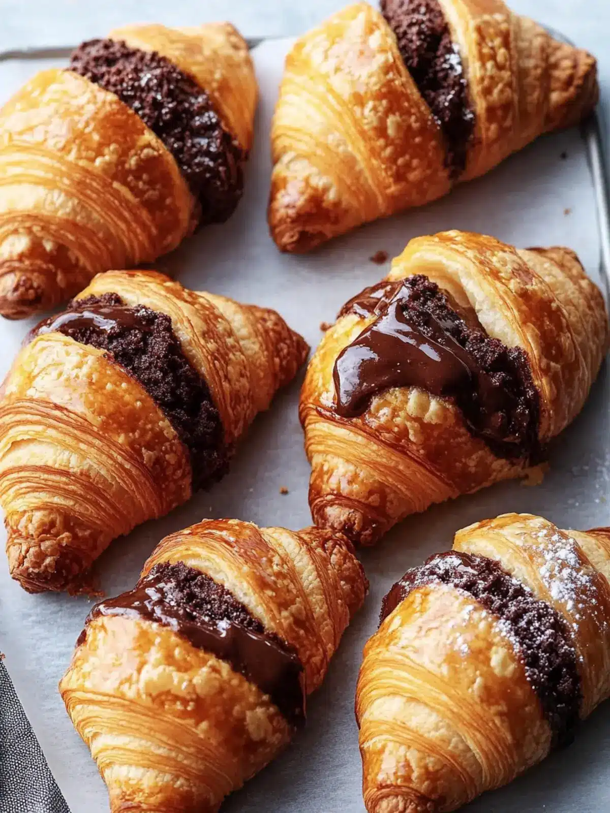 Brownie Batter Croissants: A Decadent Treat You'll Crave 3 Brownie Batter Croissants