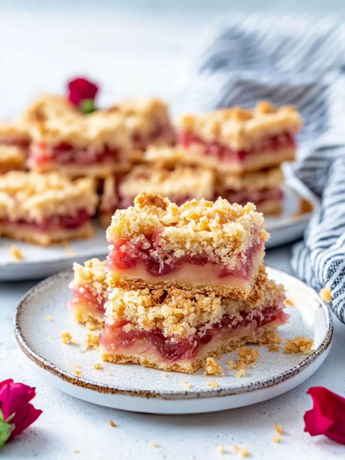 Delicious Easy Rhubarb Crumble Bars Recipe for Summer Bliss 2 Easy Rhubarb Crumble Bars Recipe