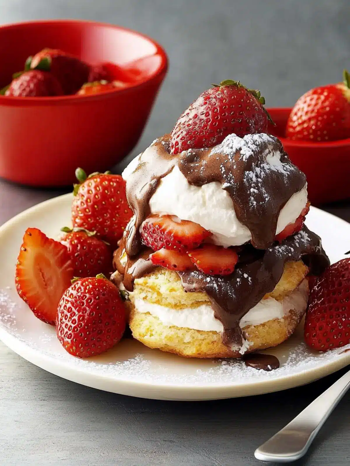 Decadent Chocolate Lover’s Strawberry Shortcakes in 35 Minutes 4 Chocolate Lover’s Strawberry Shortcakes