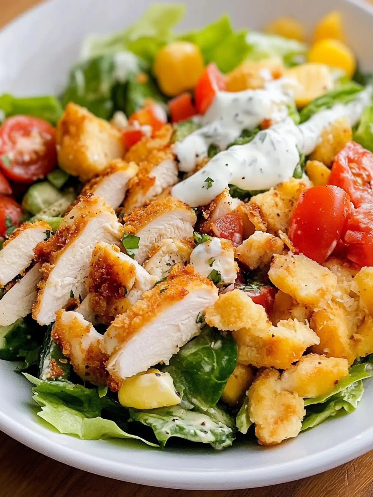 Crispy Chicken Cobb Salad