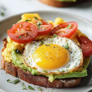 Egg-Topped Avocado Toast
