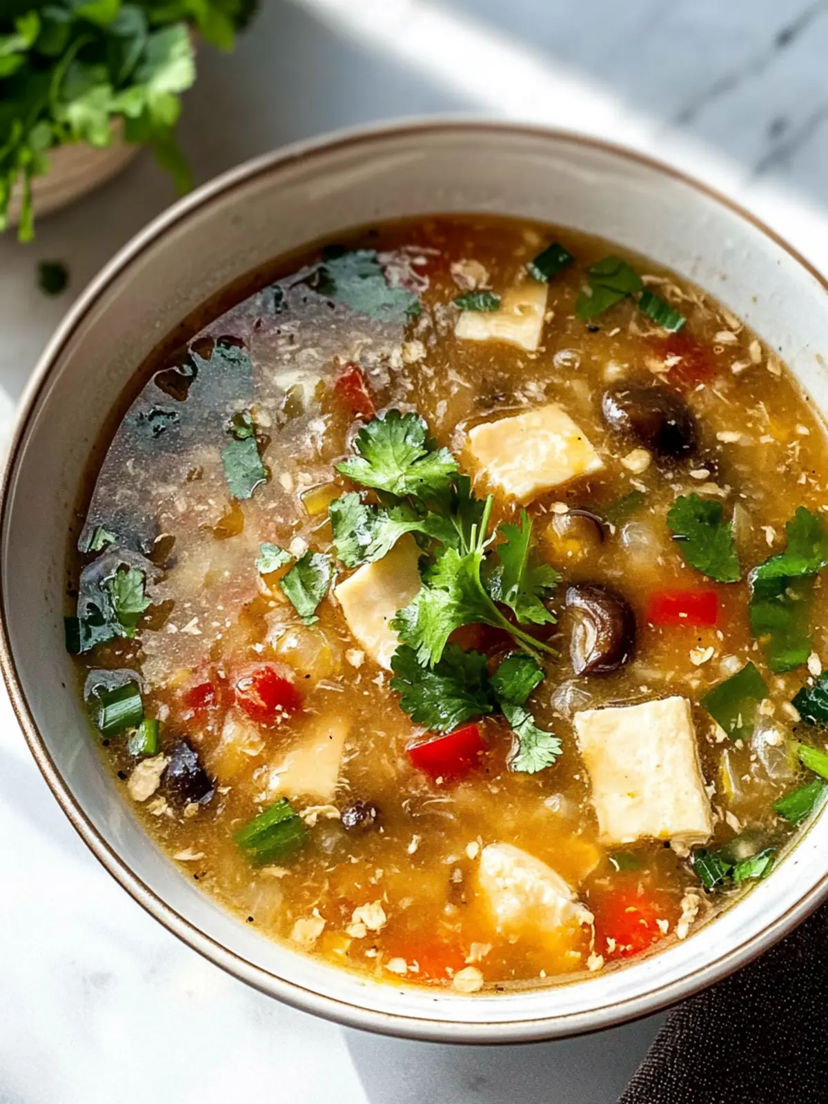 Hearty Hot and Sour Soup You'll Crave in Just 30 Minutes 4 Hot and Sour Soup
