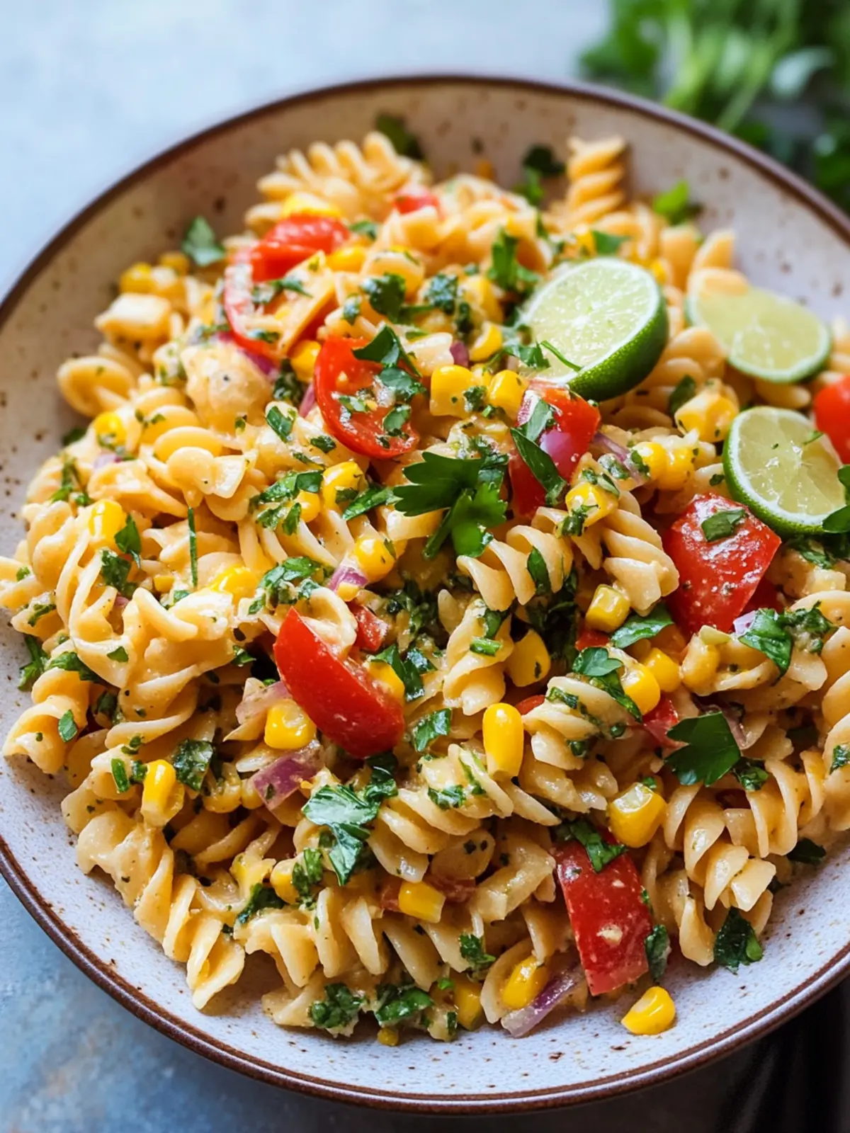 Herbed Summer Corn Pasta Salad