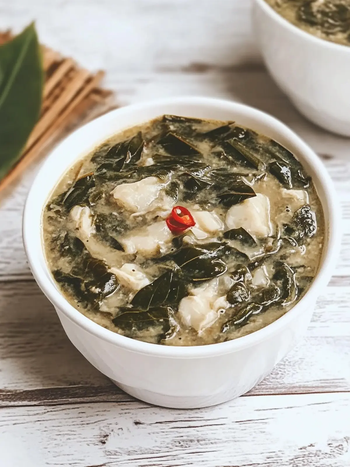 Delicious Filipino Laing: Taro Leaves in Creamy Coconut Milk 3 Filipino Laing (Taro Leaves in Coconut Milk)