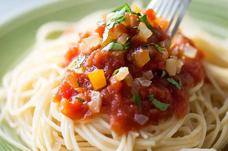 Spaghetti Sauce With Fresh Tomatoes
