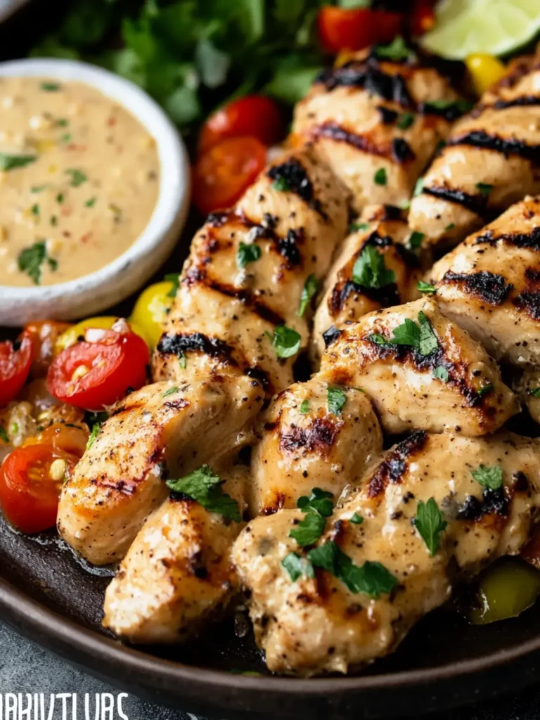 Tahini Marinated Grilled Chicken