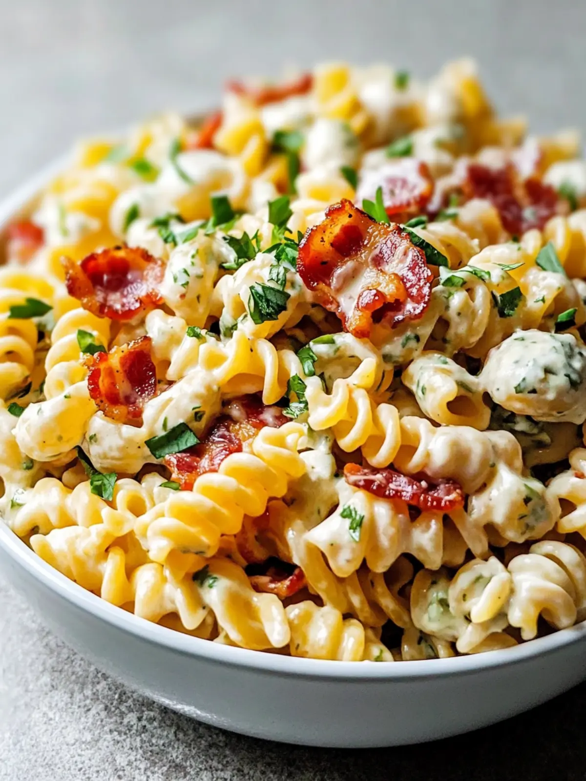 Bacon Ranch Pasta Salad That Everyone Will Love 5 Bacon Ranch Pasta Salad