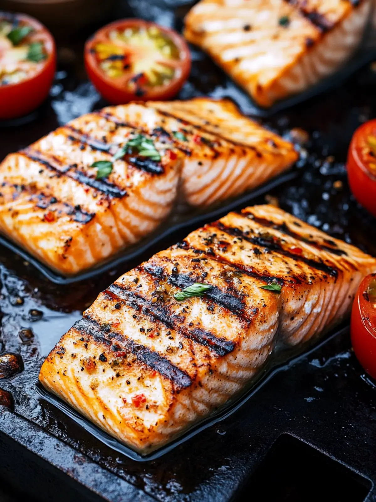 Quick & Zesty Grilled Salmon That Will Impress Tonight! 2 Grilled Salmon