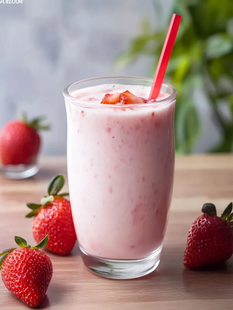 Refreshing Korean Strawberry Milk in Just 5 Minutes 3 Korean Strawberry Milk