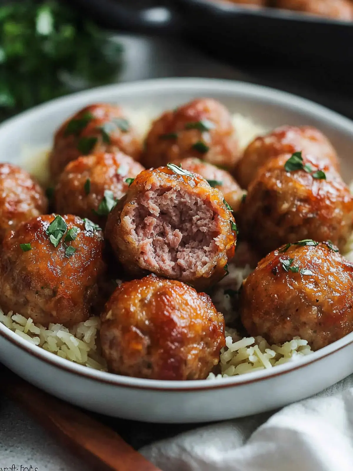 Savory Ham Balls with Zesty Sauce for Comfort Food Bliss 3 Ham Balls