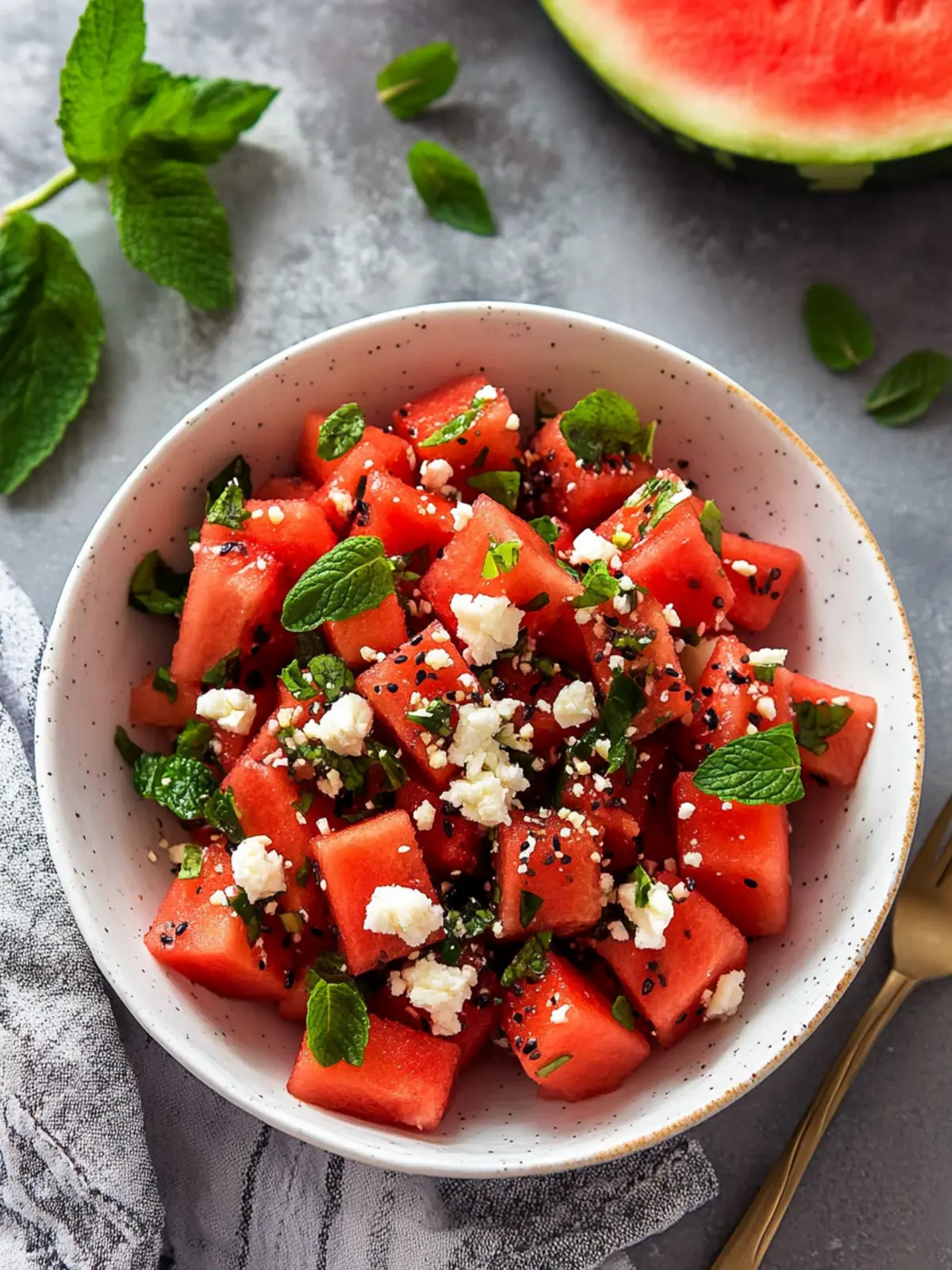 Easy Watermelon Salad