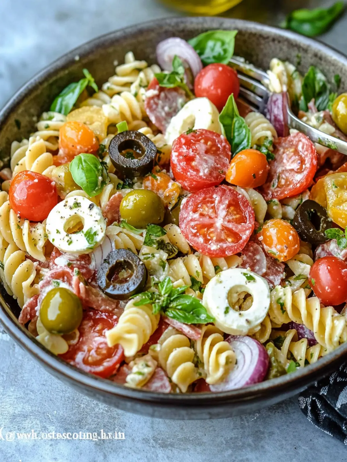 Savory Antipasto Pasta Salad: Zesty Flavor in Every Bite 5 Antipasto Pasta Salad