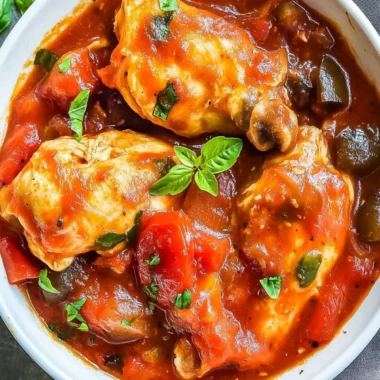Crockpot Chicken Cacciatore: A Cozy Italian Delight 9 Crockpot Chicken Cacciatore