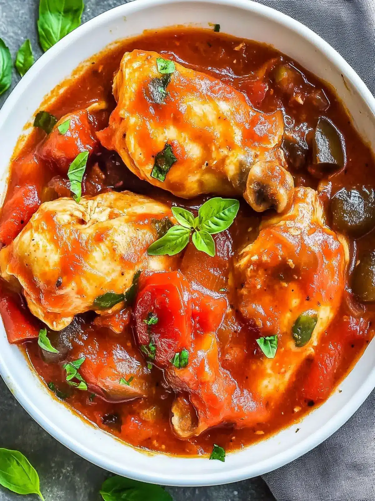 Crockpot Chicken Cacciatore: A Cozy Italian Delight 5 Crockpot Chicken Cacciatore