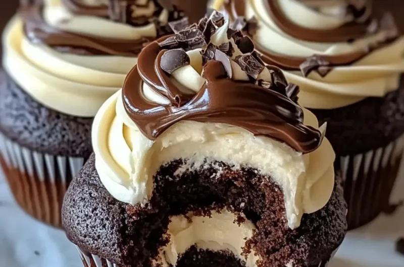 Chocolate Coffee Cream Cupcakes Recipe