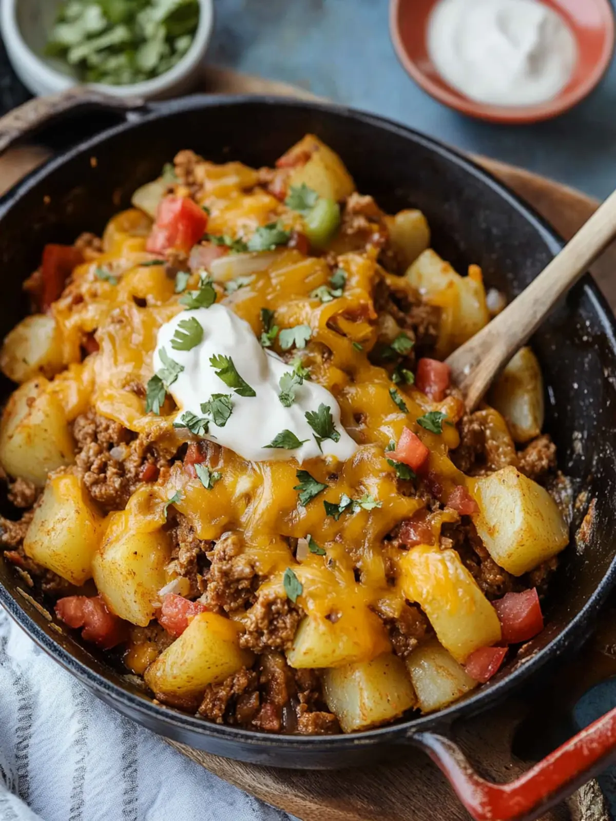 Easy Cheesy Taco Potatoes for a Quick Family Dinner Delight 2 Easy Cheesy Taco Potatoes