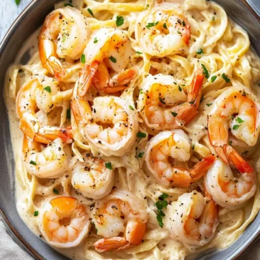 Irresistible Shrimp Alfredo: Easy Creamy Pasta Delight 9 Shrimp Alfredo