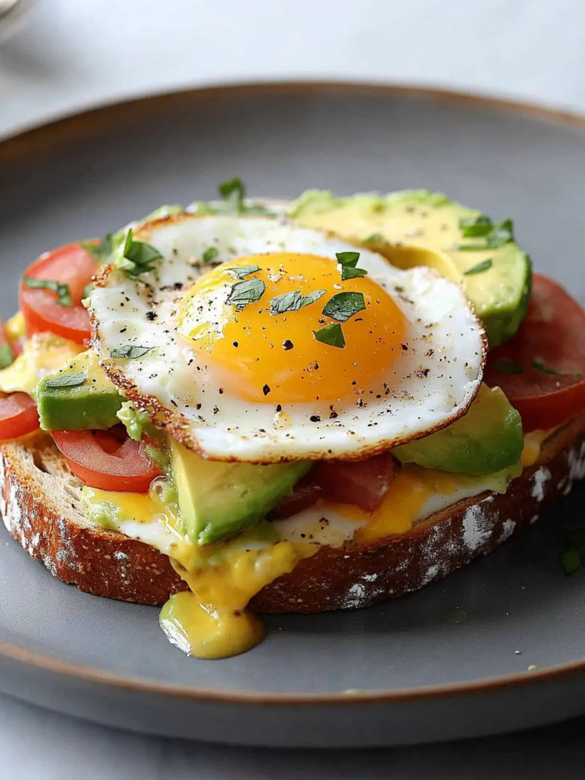 Egg-Topped Avocado Toast: Your New Go-To Quick Breakfast 2 Egg-Topped Avocado Toast