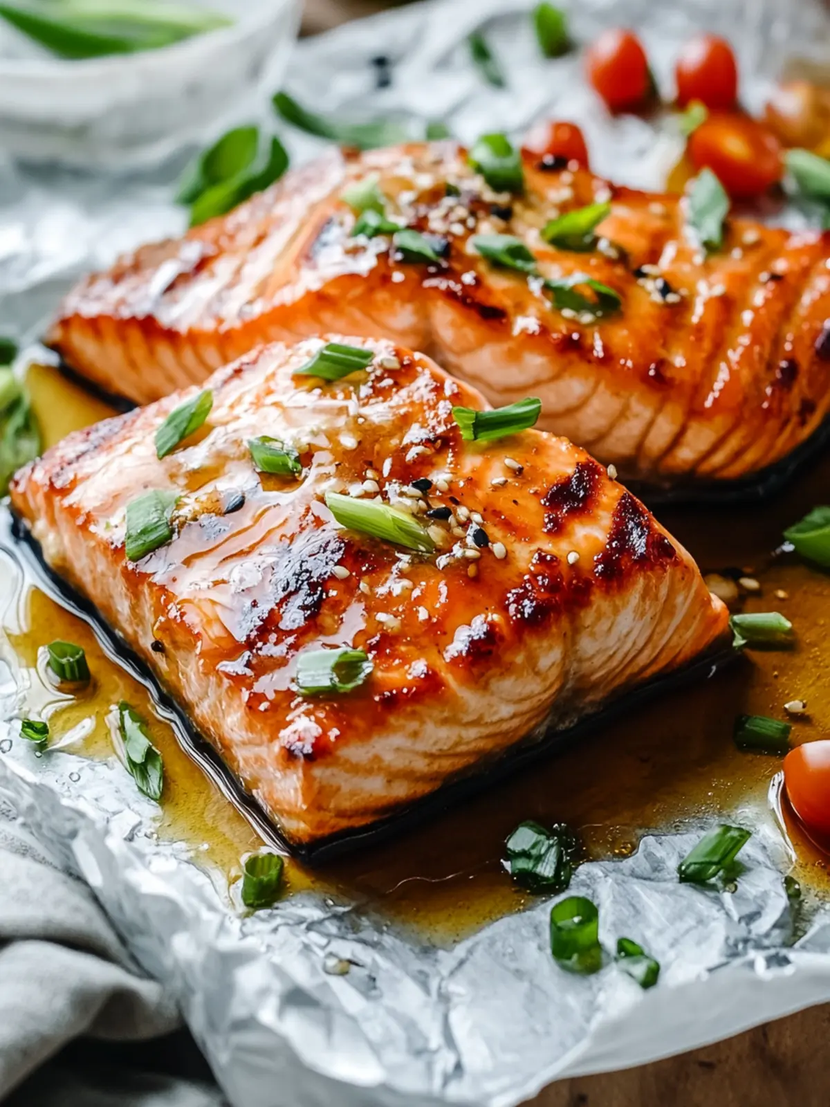 Savory Baked Miso Salmon with Sweet Honey Drizzle Tonight 5 Savory Baked Miso Salmon with Sweet Honey Drizzle