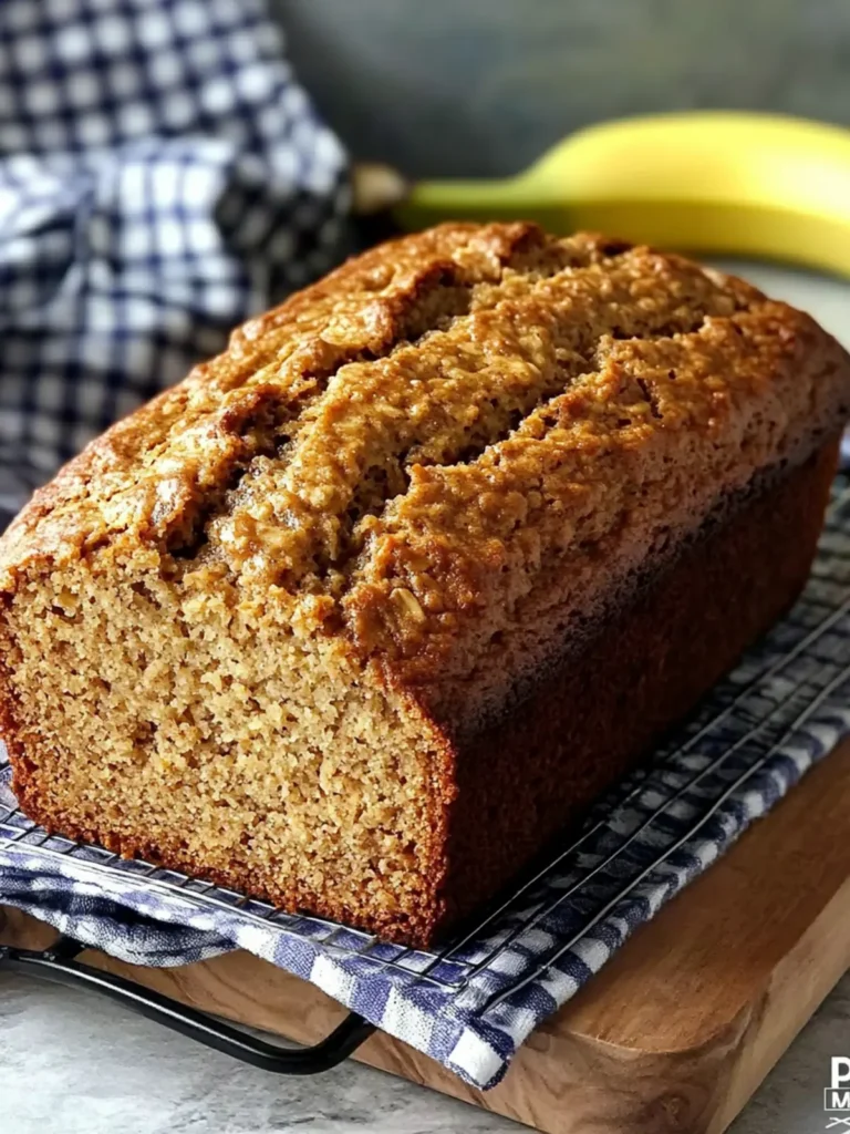 Easy Oatmeal Banana Bread