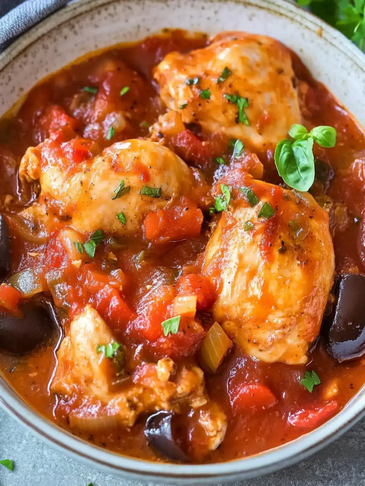Crockpot Chicken Cacciatore: A Cozy Italian Delight 4 Crockpot Chicken Cacciatore