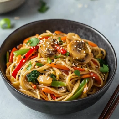 Delicious Asian Vegetable Pasta in 30 Minutes or Less 9 Asian Vegetable Pasta