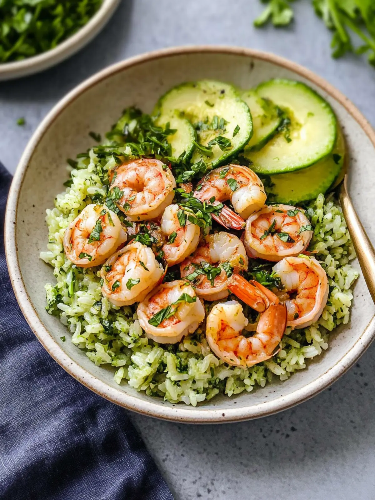 Wholesome Green Goddess Shrimp & Rice Bowl You’ll Crave 4 Healthy Green Goddess Shrimp & Rice Bowl