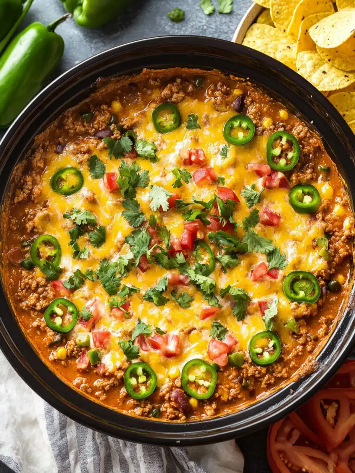Savory Slow Cooker Taco Dip Your Game Day Must-Have 4 Slow Cooker Taco Dip