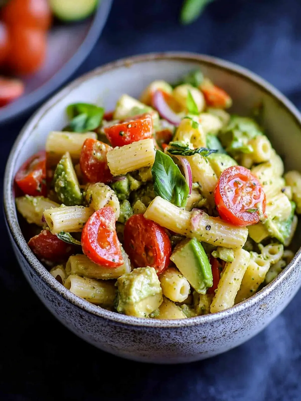 Vegan Avocado Pasta Salad