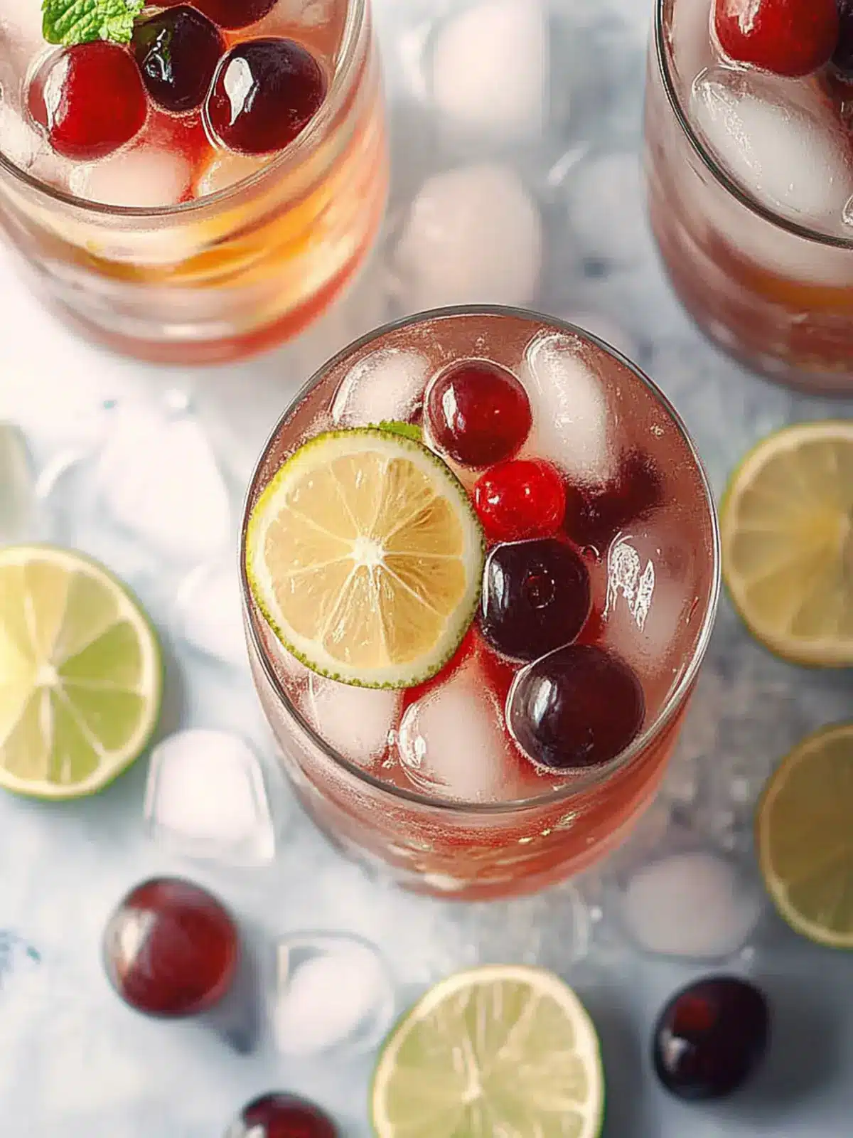 Rubies on Ice: Festive Pomegranate Ginger Fizz Recipe 4 Rubies on Ice