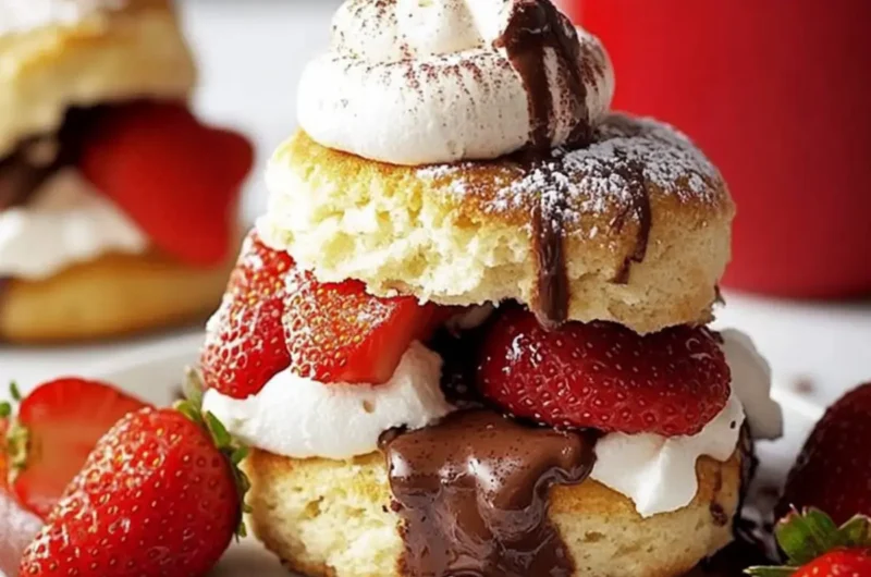 Chocolate Lover’s Strawberry Shortcakes