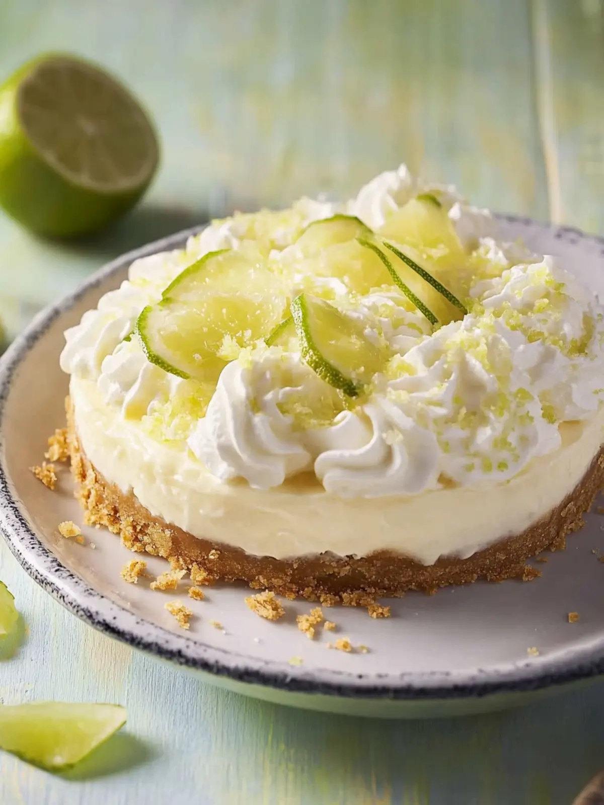Key Lime Pie with Cream Cheese