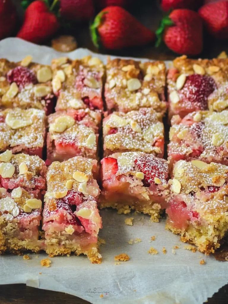 Strawberry-Rhubarb Dream Bars
