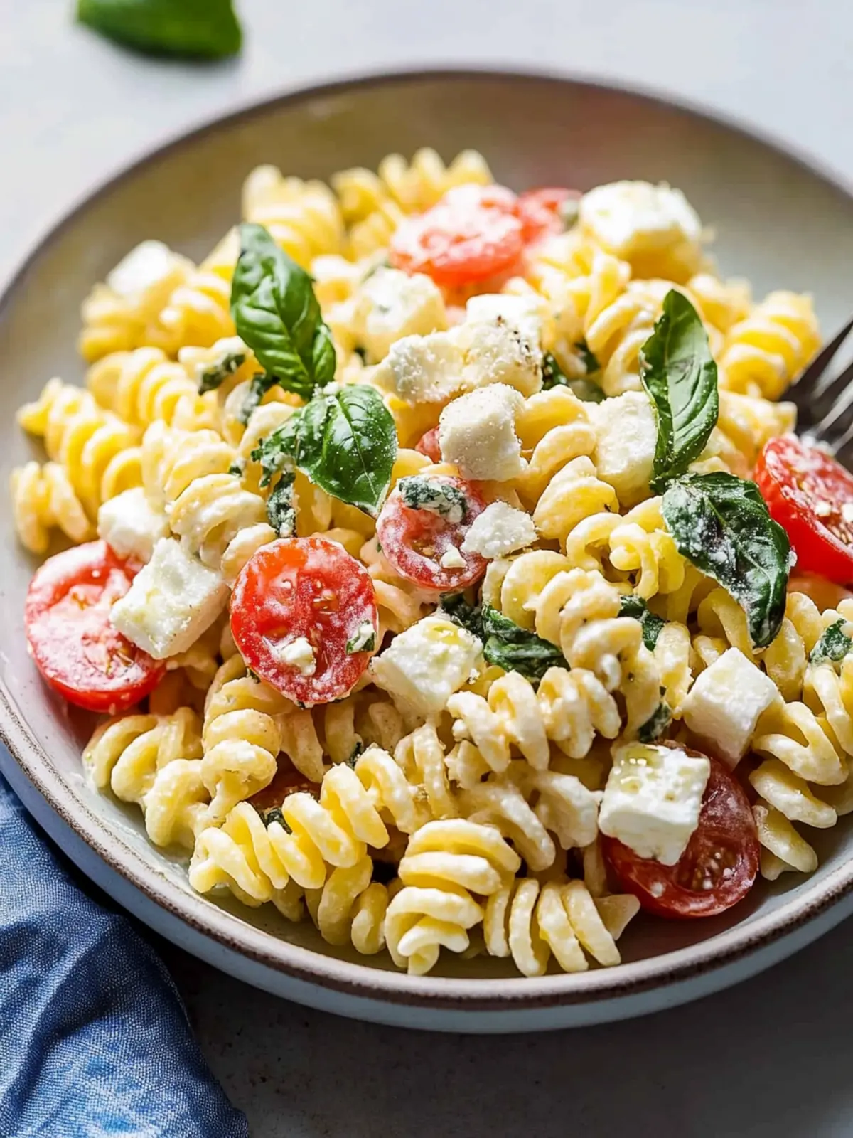 Goat Cheese Pasta Salad