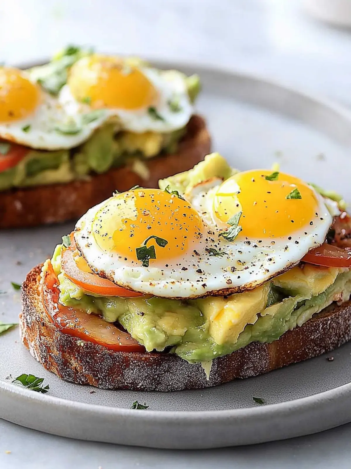 Egg-Topped Avocado Toast: Your New Go-To Quick Breakfast 3 Egg-Topped Avocado Toast