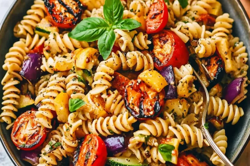 Balsamic Pasta Salad with Grilled Vegetables