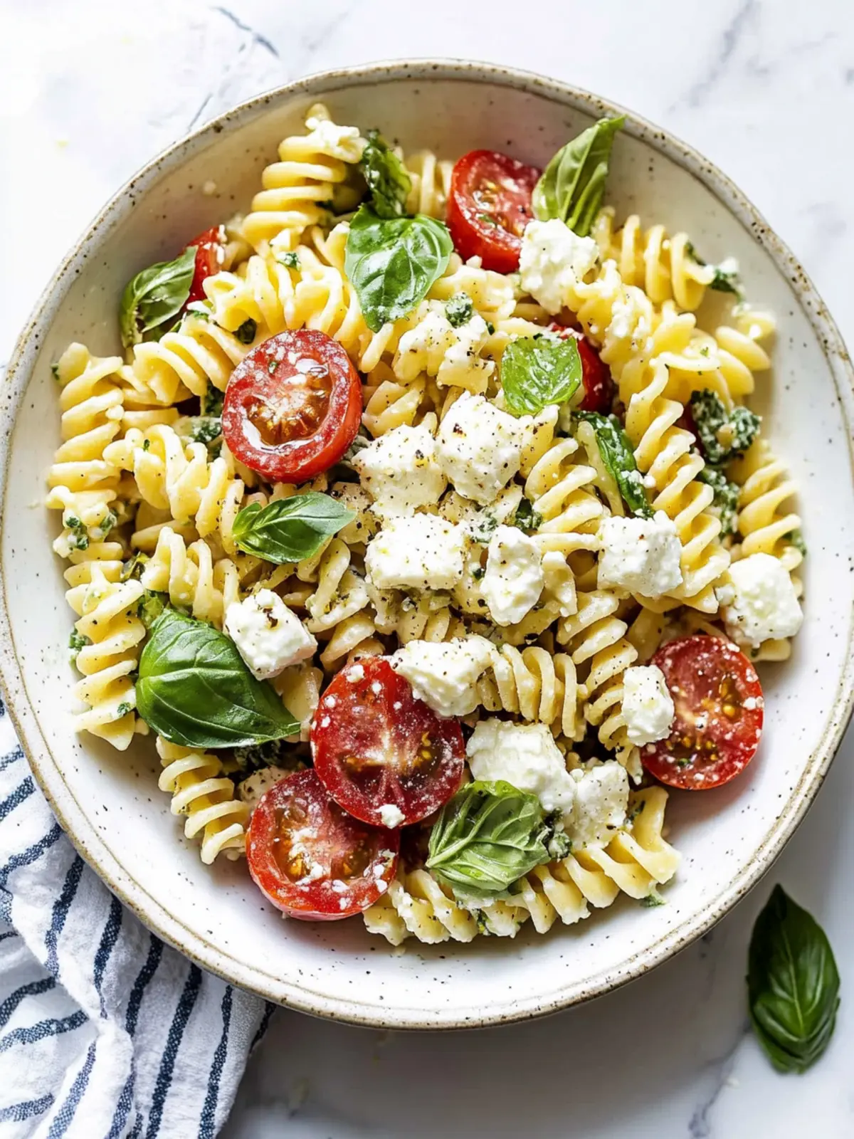Goat Cheese Pasta Salad